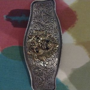 Gold-Plated Lionheart Belt Buckle